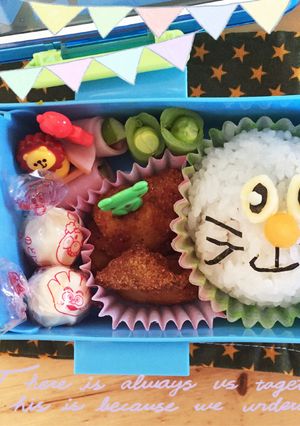 どらえもん年少さんお弁当-レシピのメイン写真