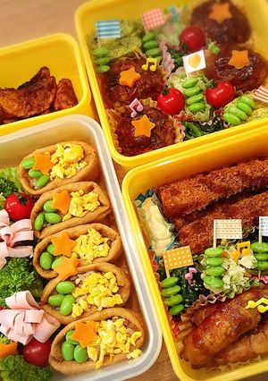 運動会のお弁当★飾りいなり★-レシピのメイン写真