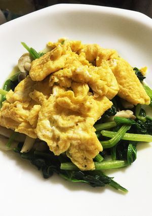 ズボラな私のほうれん草炒め-レシピのメイン写真