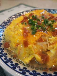 梅かに玉の梅あんかけ-レシピのメイン写真