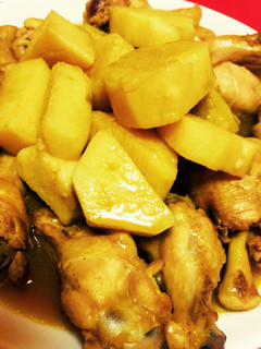 鳥手羽と長芋の煮物-レシピのメイン写真