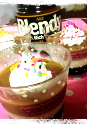 ちょっぴりオシャレ☆三層のカフェゼリー-レシピのメイン写真