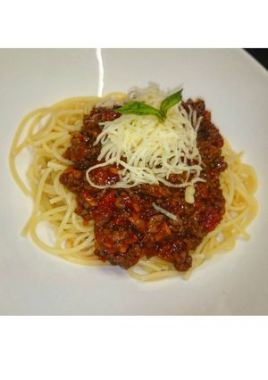 ミートソーススパゲッティ-レシピのメイン写真