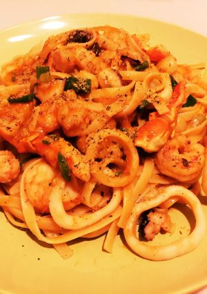 魚介の旨味たっぷり！ペスカトーレ-レシピのメイン写真