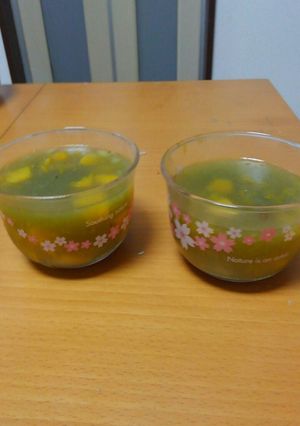 抹茶くずゼリー-レシピのメイン写真