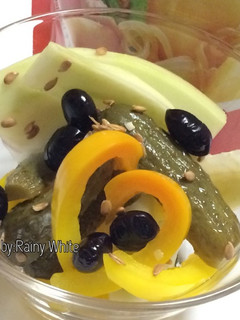 青パパイヤとパプリカのピクルス-レシピのメイン写真