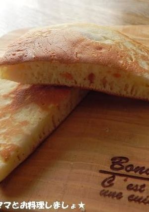 ホケミで簡単★梅干しパンケーキ-レシピのメイン写真