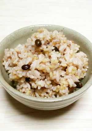 健康ご飯☆黒大豆・古代麦(もち麦)・玄米-レシピのメイン写真