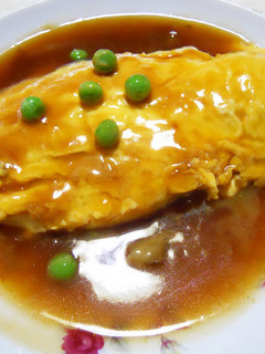 舞茸入り餡かけオムレツ-レシピのメイン写真