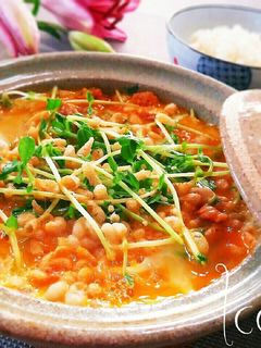 つゆだく~♪簡単!豆苗と天かすの卵とじ-レシピのメイン写真