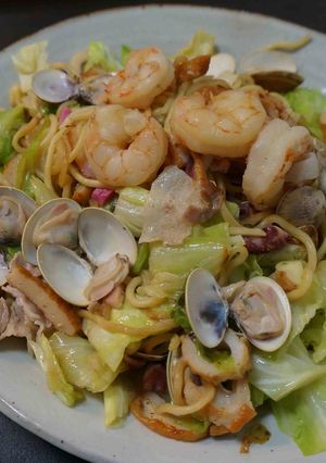 太麺皿うどん-レシピのメイン写真