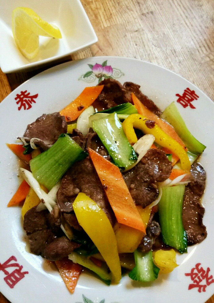 牛タンと野菜の塩炒め-レシピのメイン写真