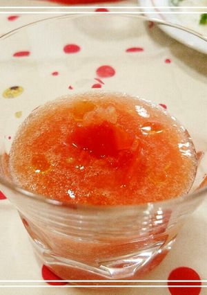 ミキサー不要。塩レモンガスパチョ-レシピのメイン写真