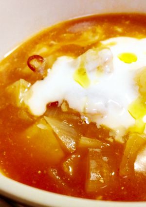 玉ねぎとじゃがいもごろごろスープ♪-レシピのメイン写真