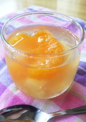 缶詰丸ごと♡ひんやりゼリー-レシピのメイン写真