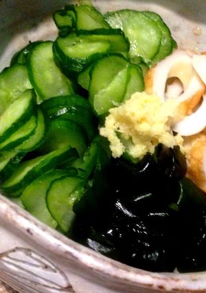 もりもり進む♪きゅうりとワカメの酢物-レシピのメイン写真