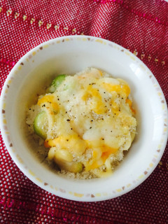 簡単!そら豆マヨチーズごはん-レシピのメイン写真
