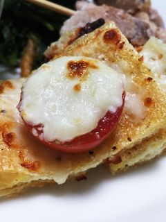 プチおつまみ★プチトマトの油揚げピザ-レシピのメイン写真