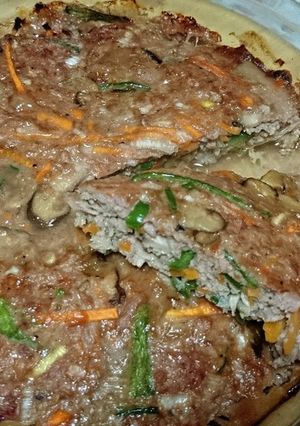ひき肉☆混ぜて焼くだけ...♪*ﾟ-レシピのメイン写真