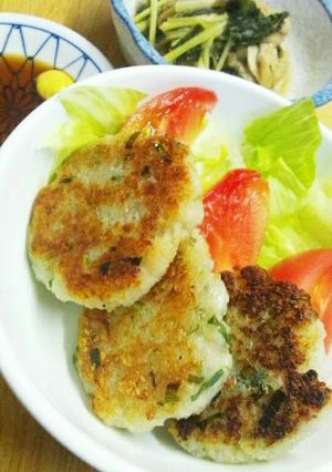 もちもちカリッと！簡単れんこん餅！-レシピのメイン写真