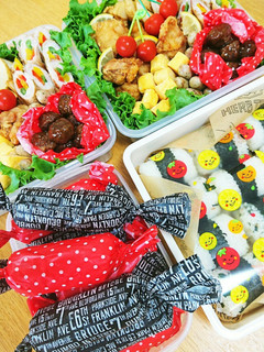 2016運動会 お弁当 ワックスペーパー-レシピのメイン写真