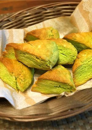 大麦若葉のスコーン♡-レシピのメイン写真