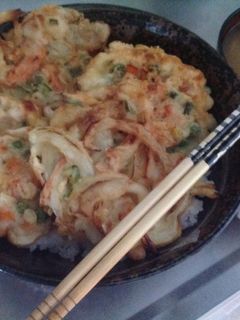 残り物で!彩り天丼!!-レシピのメイン写真