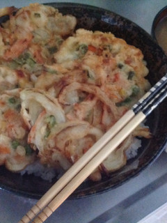 残り物で!彩り天丼!!-レシピのメイン写真