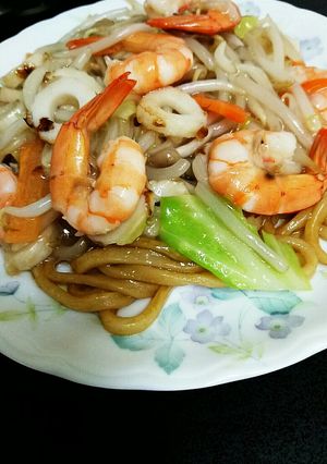 旨コクあんかけ焼きうどん-レシピのメイン写真