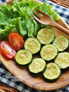 シンプル簡単!ズッキーニのトースター焼き-レシピのメイン写真