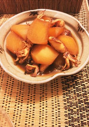 簡単♡美味しい♡ひいかと大根の煮付け♡-レシピのメイン写真