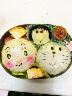 ドラえもんドラミちゃん弁当-レシピのメイン写真