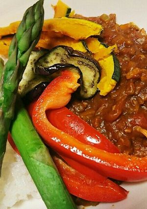 【簡単】トマト缶で作る夏野菜カレー-レシピのメイン写真