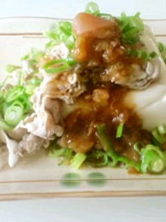 冷しゃぶ奴の梅ポン酢-レシピのメイン写真