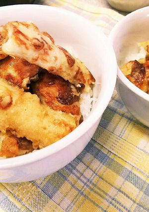 節約★ちくわだけでサクッと天丼-レシピのメイン写真