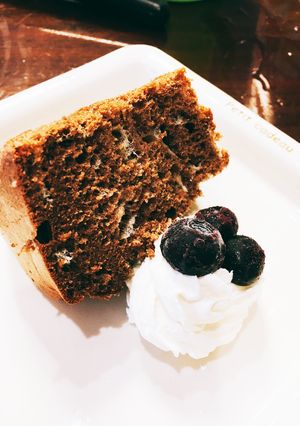 ふわふわココアのシフォンケーキ-レシピのメイン写真