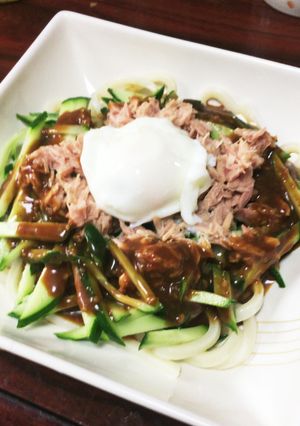 お1人さまランチ♪冷製ごま味噌うどん-レシピのメイン写真