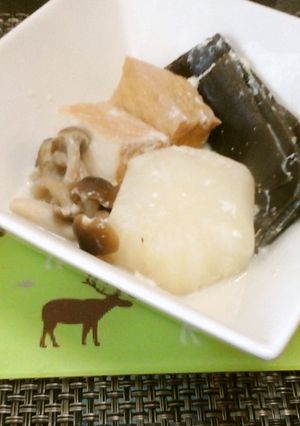 減塩和食シリーズ第３弾　牛乳おでん-レシピのメイン写真