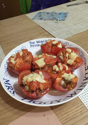 トマト好きに。トマトの肉詰め-レシピのメイン写真