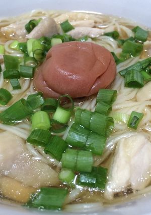 梅香るさっぱりにゅう麺-レシピのメイン写真
