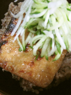 うなぎ風 焼き油揚げ ひつまぶし茶漬け-レシピのメイン写真