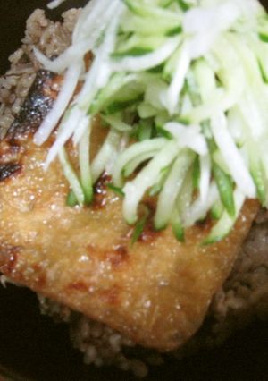 うなぎ風　焼き油揚げ　ひつまぶし茶漬け-レシピのメイン写真