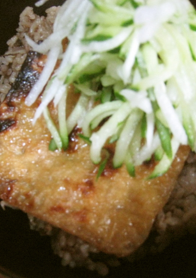 うなぎ風　焼き油揚げ　ひつまぶし茶漬け-レシピのメイン写真