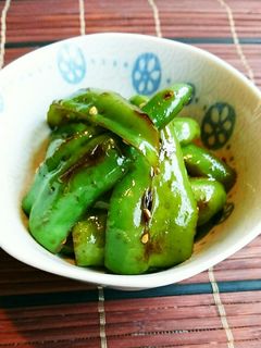 ◆ピーマンのポン酢ワサビ◆-レシピのメイン写真