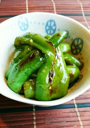 ◆ピーマンのポン酢ワサビ◆-レシピのメイン写真