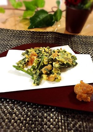 やみつき!!ニラと南高梅のかきあげ-レシピのメイン写真