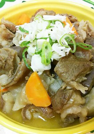 居酒屋おつまみ風♪牛スジの塩煮込み-レシピのメイン写真