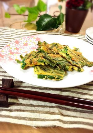 南高梅でもちもちニラ玉風-レシピのメイン写真