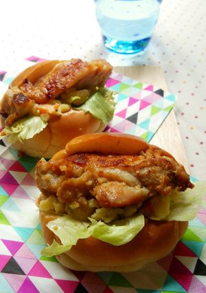 味噌焼きチキンサンド-レシピのメイン写真