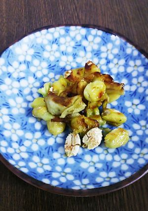 ゴーヤのワタの油焼き♪-レシピのメイン写真